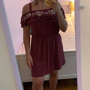 Off the shoulder summer dress